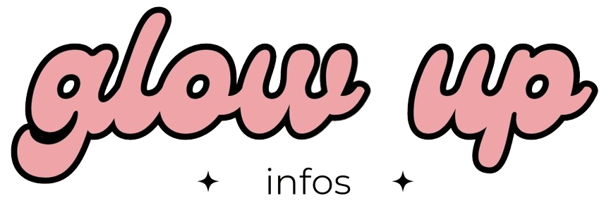 Page d'accueil logo Glow Up Infos
